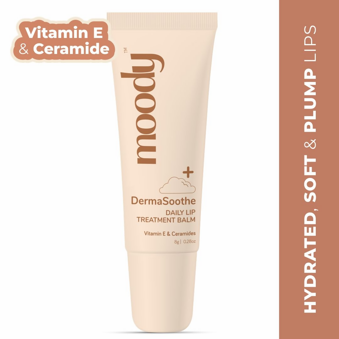 Moody Dermasoothe Daily Lip Treatment Balm With Vitamin E & Ceramides - Swadesiicart