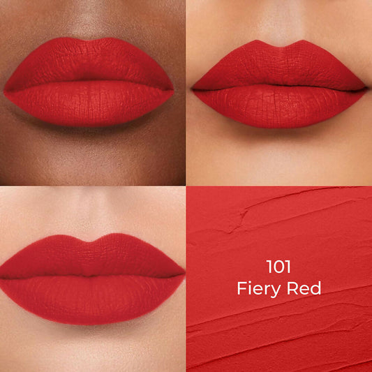 Colors Queen Hold Up Full Day Non Transfer Lipstick - Fiey Red | Swadesiicart