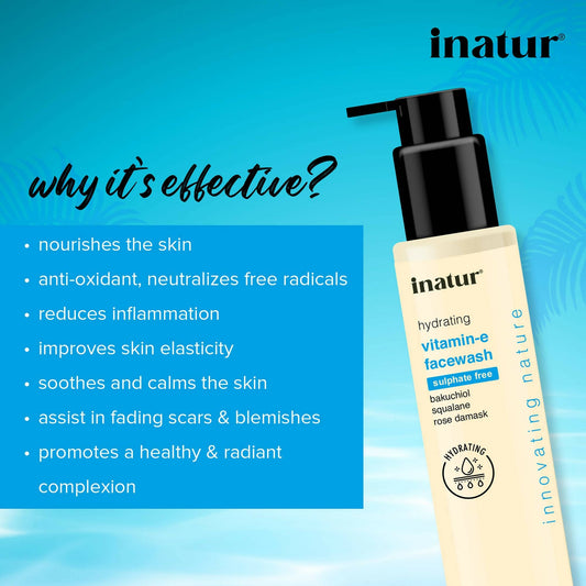 Inatur Vitamin E Face Wash - Swadesiicart