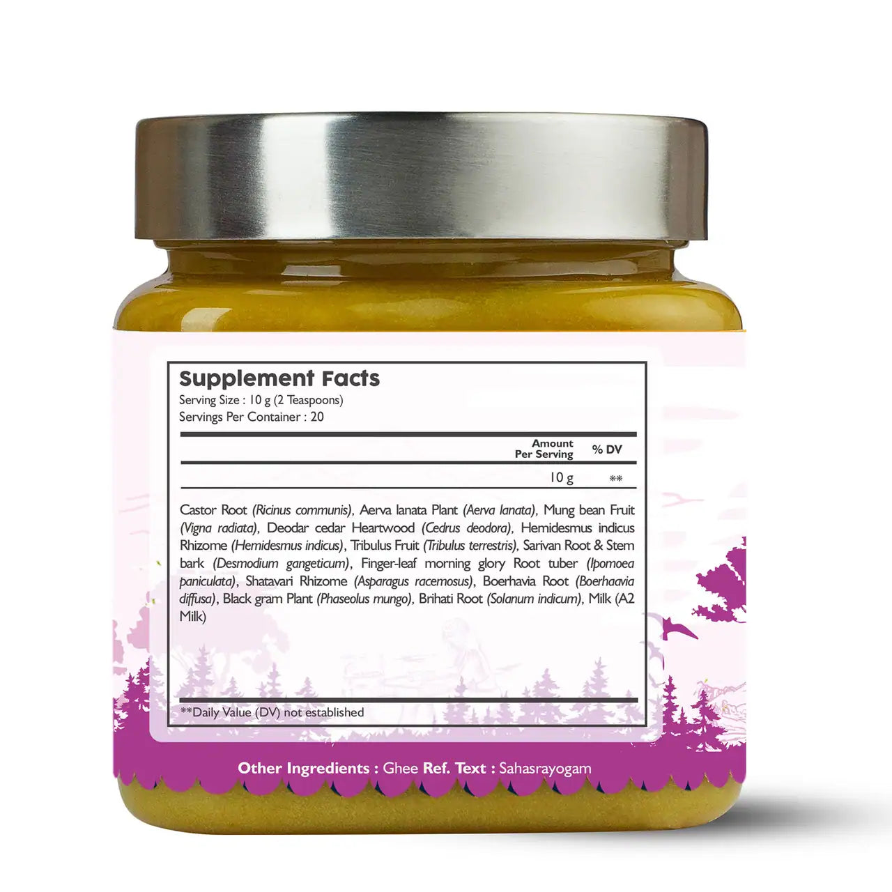 Vidaryadi Ghee (Ghritham) - Herb Infused Ghee for Comfortable Breathing