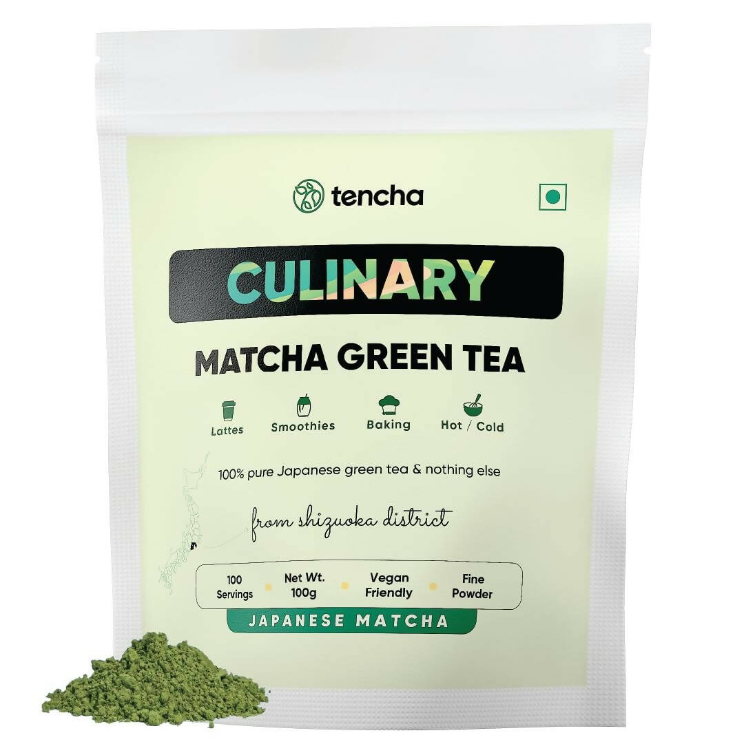 Tencha Pure Japanese Culinary Matcha Green Tea Powder | Swadesiicart