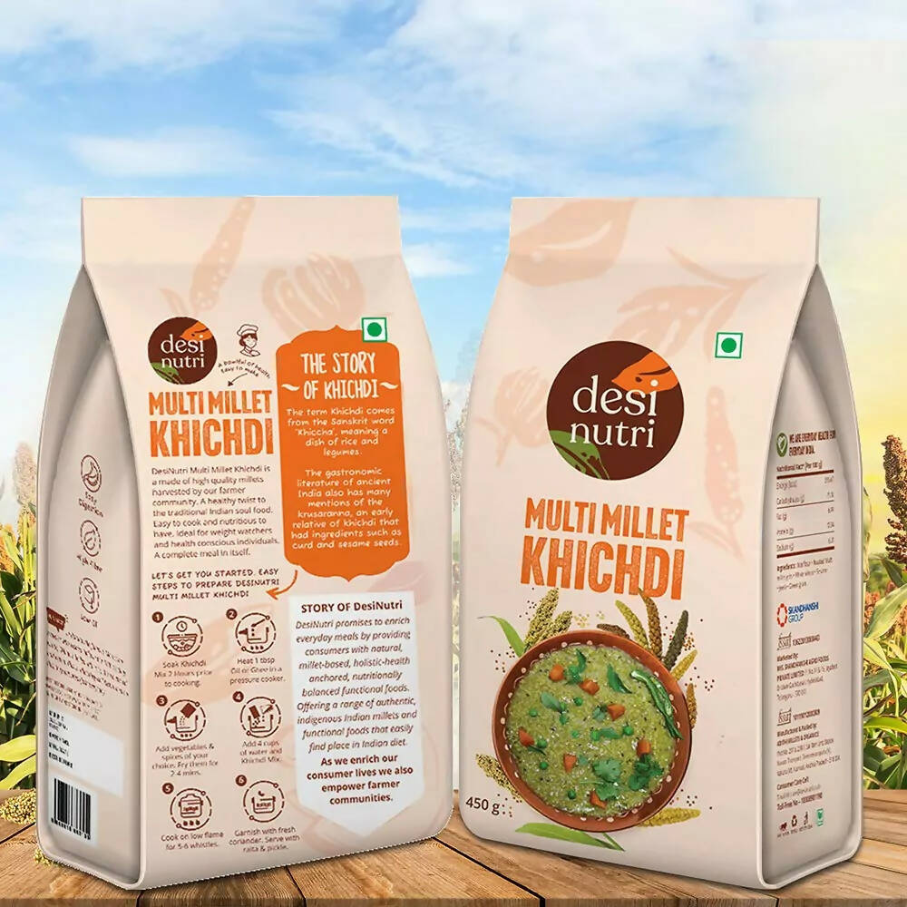 Desi Nutri Multi Millet Khichdi Mix - Swadesiicart