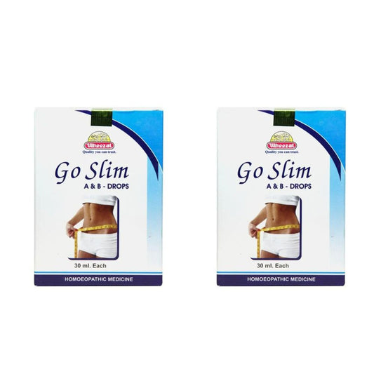 Wheezal Homeopathy Go Slim A & B Drops | Swadesiicart