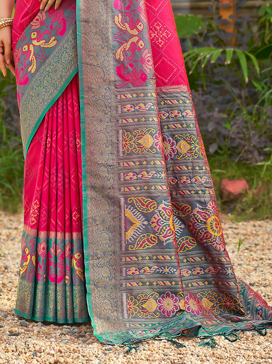 Shree Shyam Fashion Red Soft Silk Saree
