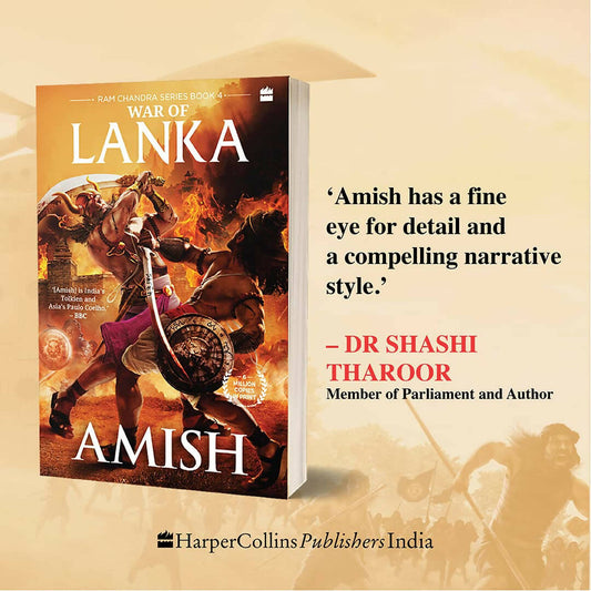 War Of Lanka (Ram Chandra Series Book 4) by Amish Tripathi | Swadesiicart