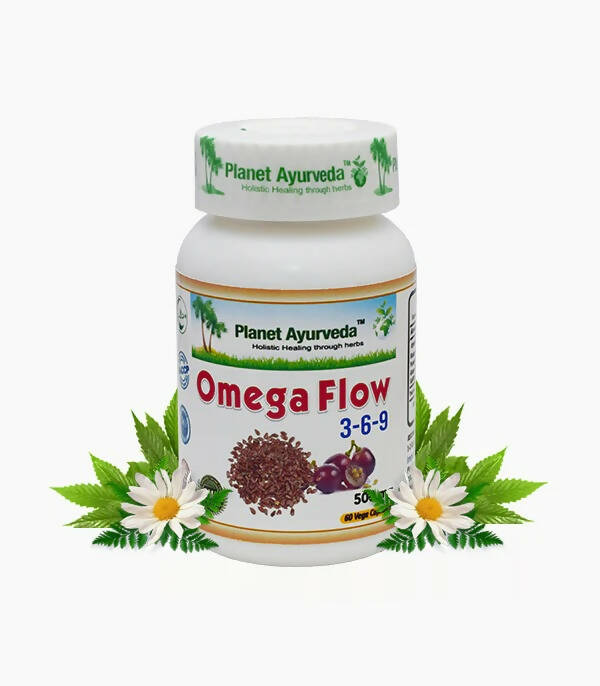 Planet Ayurveda Omega Flow 3-6-9 Capsules - Planet Ayurveda
