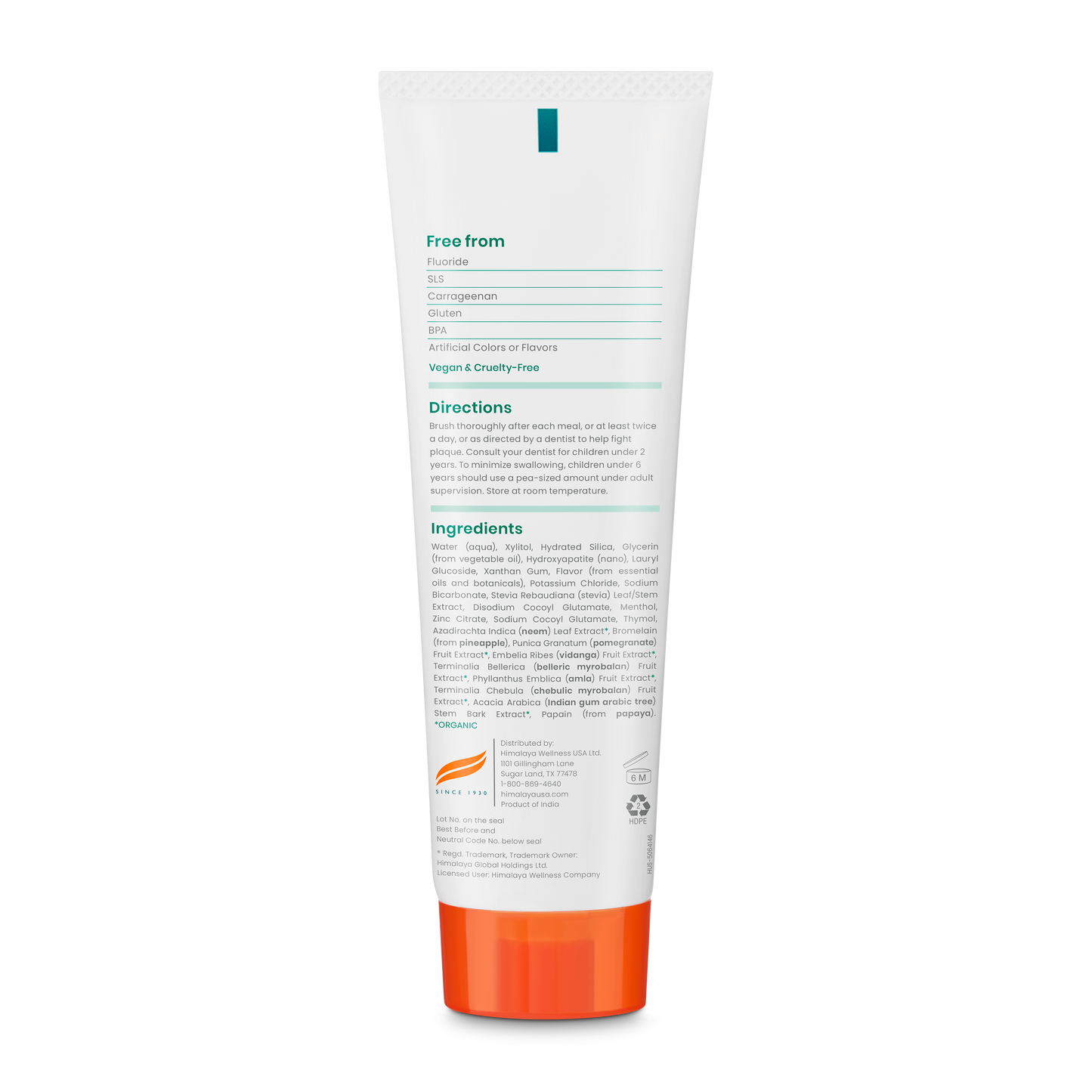 Whitening+ Hydroxyapatite Spearmint Toothpaste