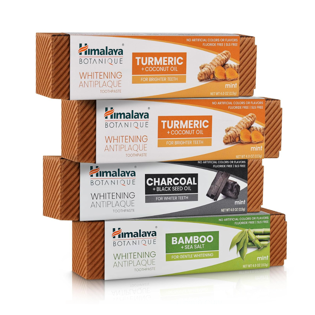 Whitening Antiplaque Turmeric & Coconut Oil Mint Toothpaste