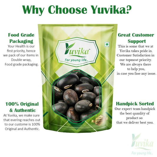 Yuvika Beej Kaunch Kala - Mucuna Pruriens - Black Kaunch Seeds - Cowhage | Swadesiicart