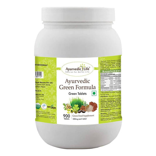 Ayurvedic Life Ayurvedic Green Formula Tablets | Swadesiicart