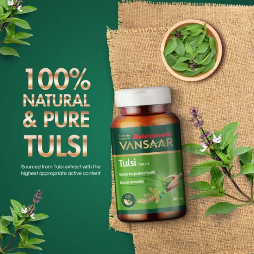 Baidyanath Vansaar Tulsi Tablets | Swadesiicart