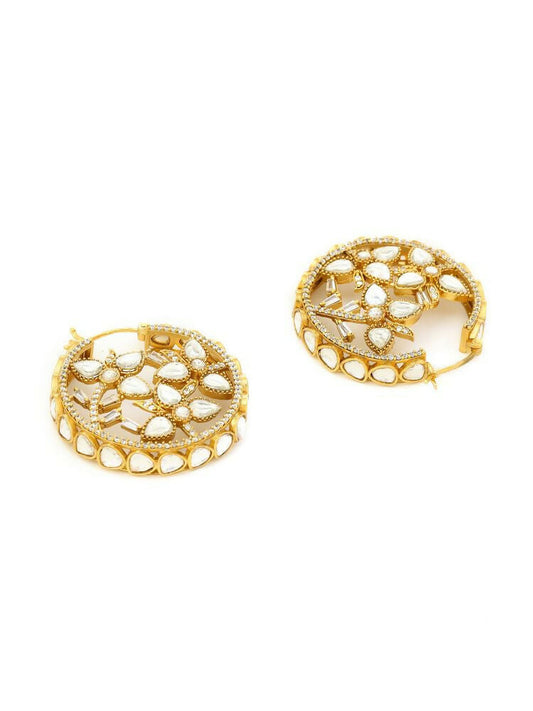 Moissanite Diamond Earrings - Ruby Raang | Swadesiicart