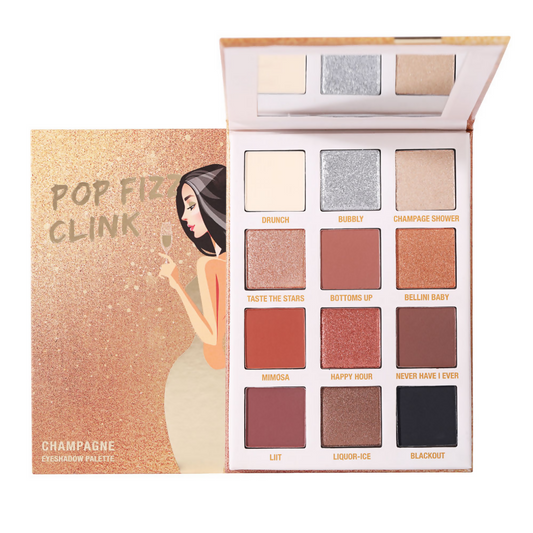 Typsy Beauty Pop Fizz Clink Champagne Eyeshadow Palette - Swadesiicart