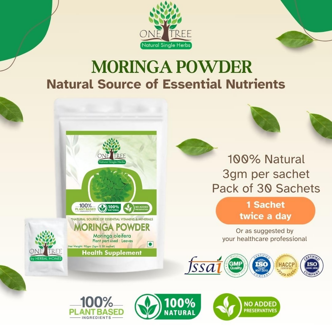 One Tree Moringa Powder | Swadesiicart