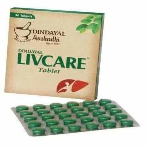 Dindayal Ayurveda Livcare Tablets | Swadesiicart