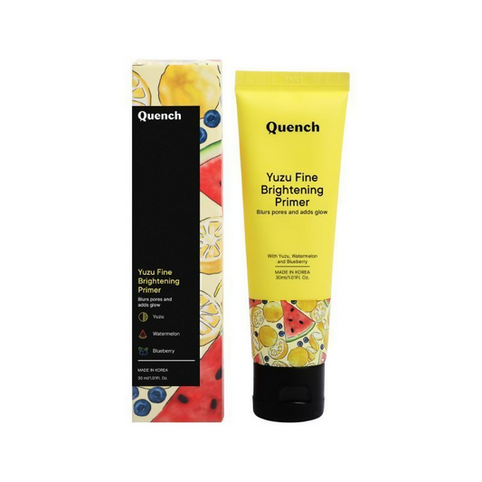 Quench Vitamin C Brightening Primer with Yuzu Extracts & Hydrates & Brightens Skin | Swadesiicart