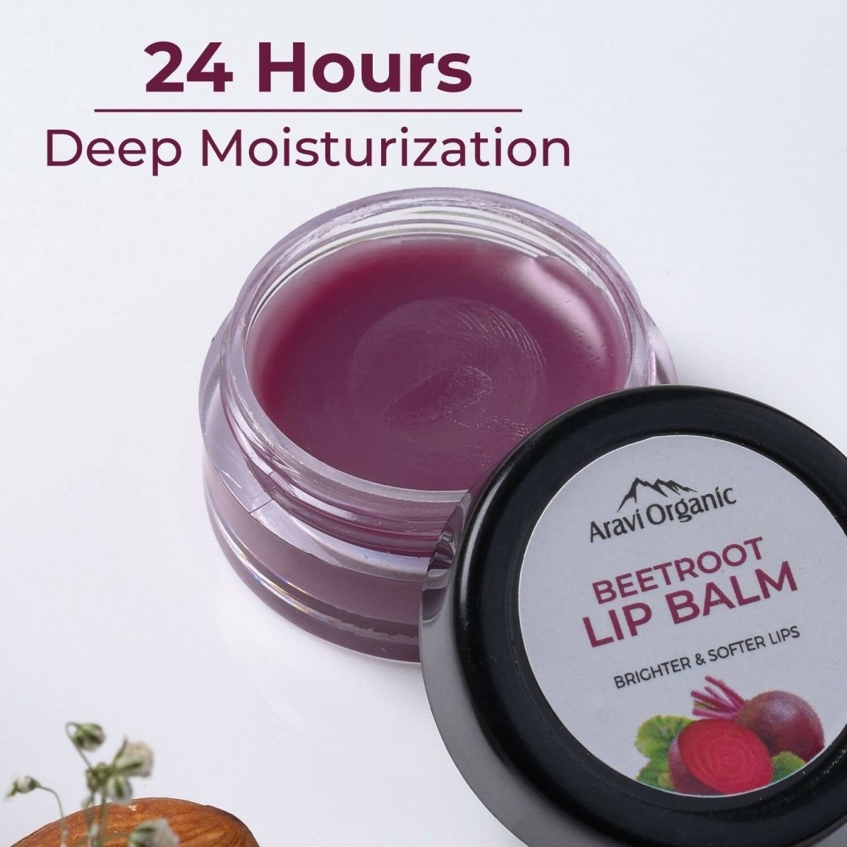 Aravi Organic Beetroot Lip Balm | Swadesiicart