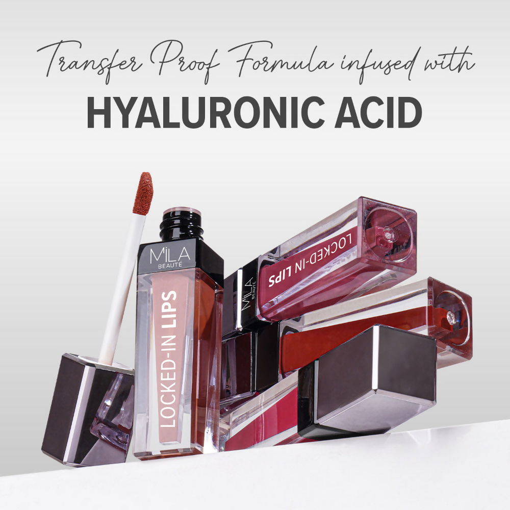 Mila Beaute 12 Hr Non-Transfer Locked-In Liquid Lipstick - Sweet Candy