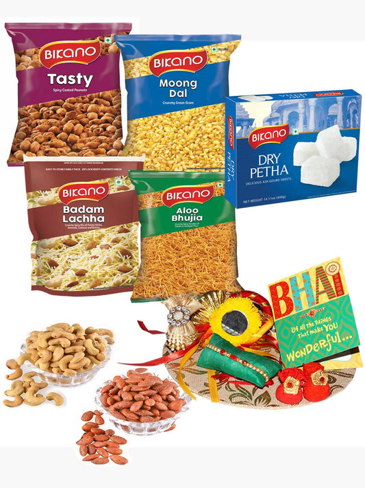 Bikano Namkeen Magic and Dryfruits Rakhi Gifts - Bikanervala