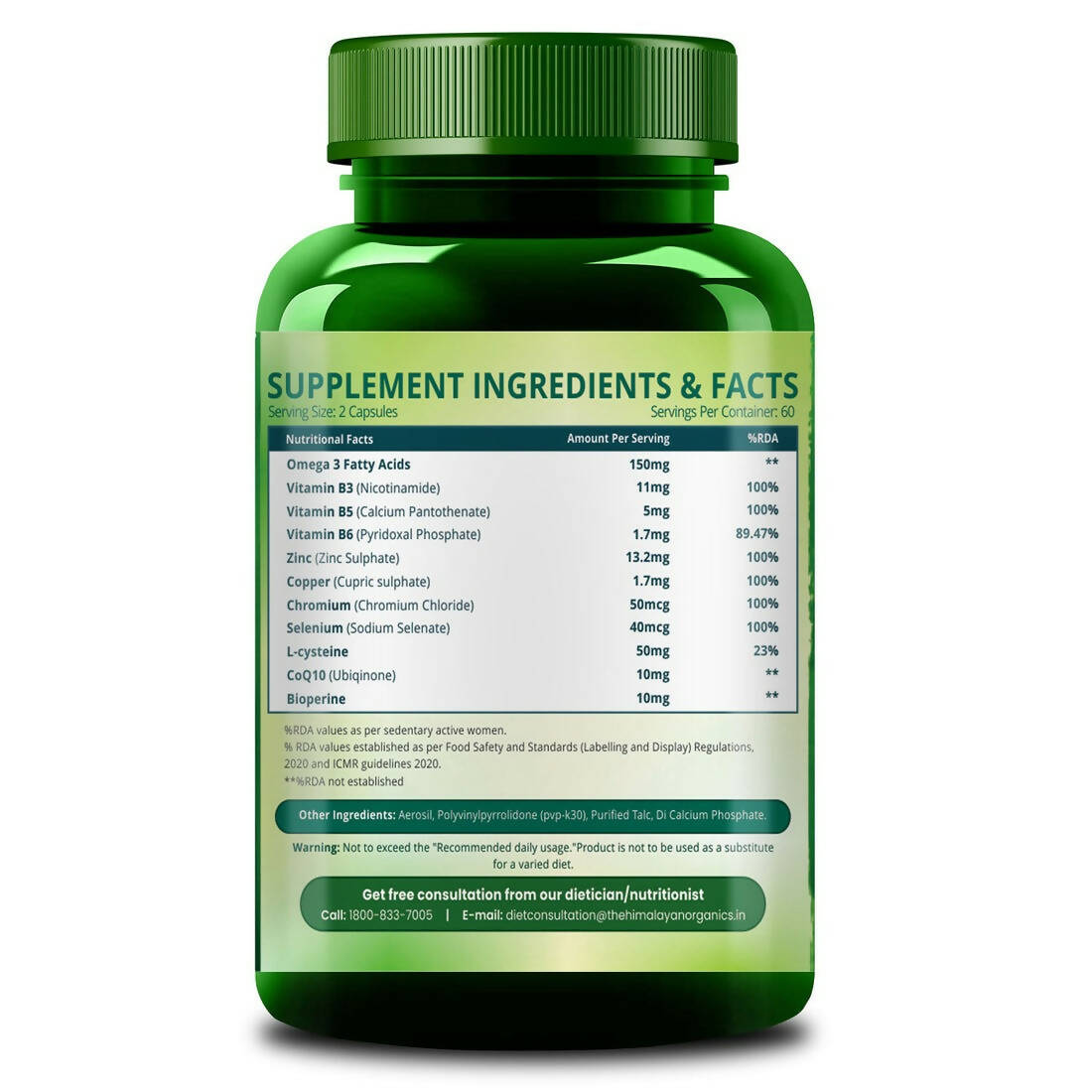 Himalayan Organics Anti Acne Capsules | Swadesiicart