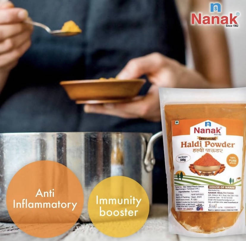 Nanak Premium Turmeric ( Haldi ) Powder,100g - Swadesiicart
