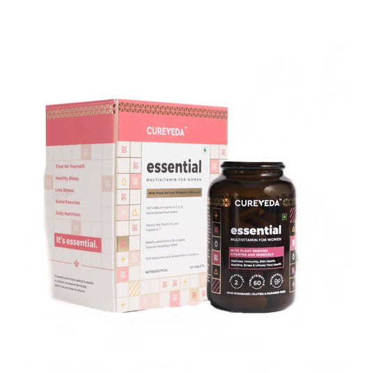 Cureveda Essential Multivitamins For Women Tablets | Swadesiicart