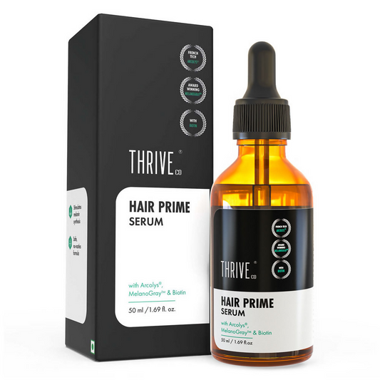 ThriveCo AntiGreying Hair Prime Serum - Reverses Premature Greying Colour | Swadesiicart
