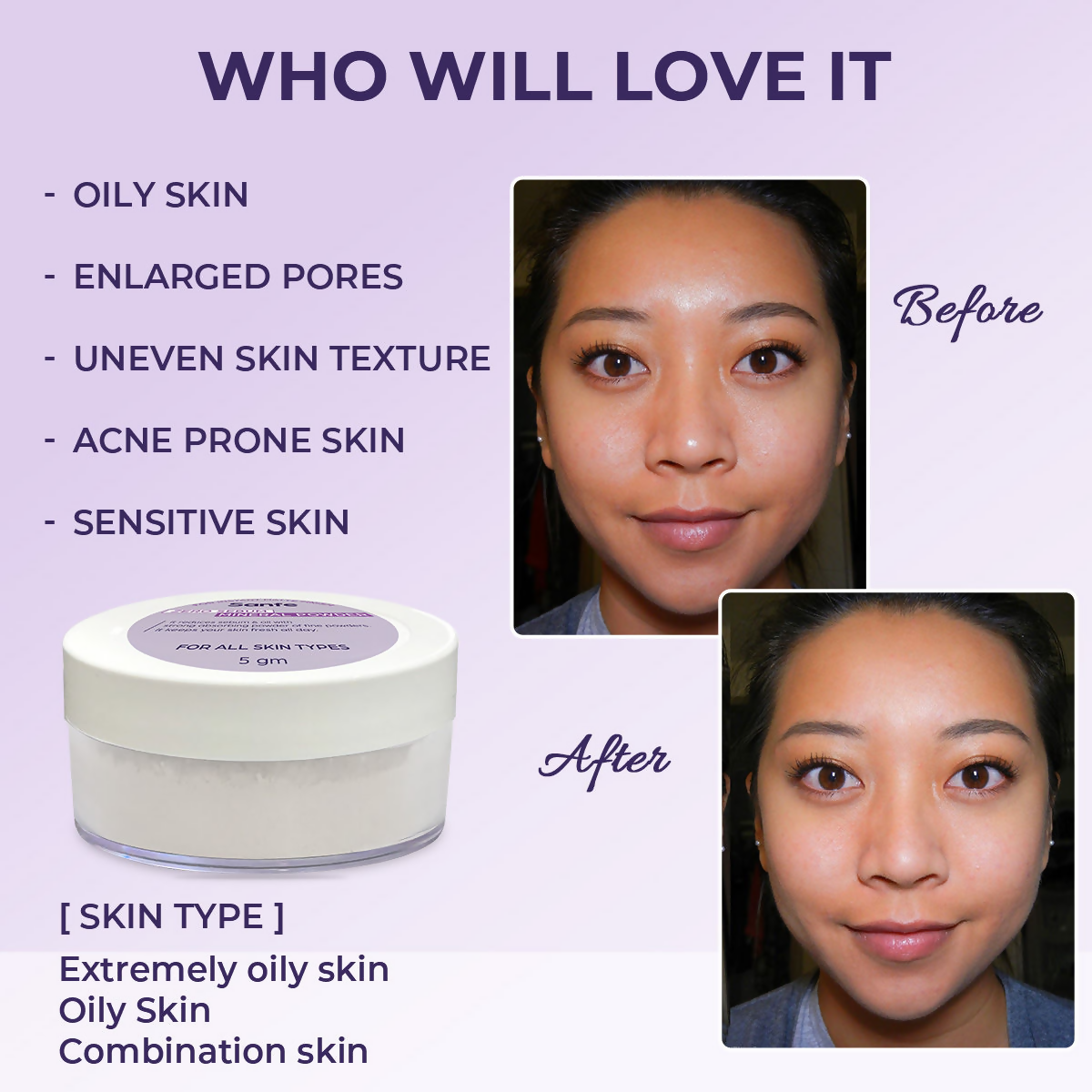 Sanfe No Sebum Mineral Powder