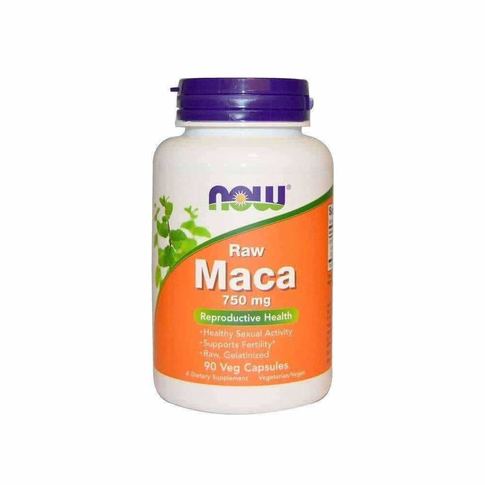 Now Foods Raw Maca 6:1 750mg Capsules - 90 Capsules | Swadesiicart