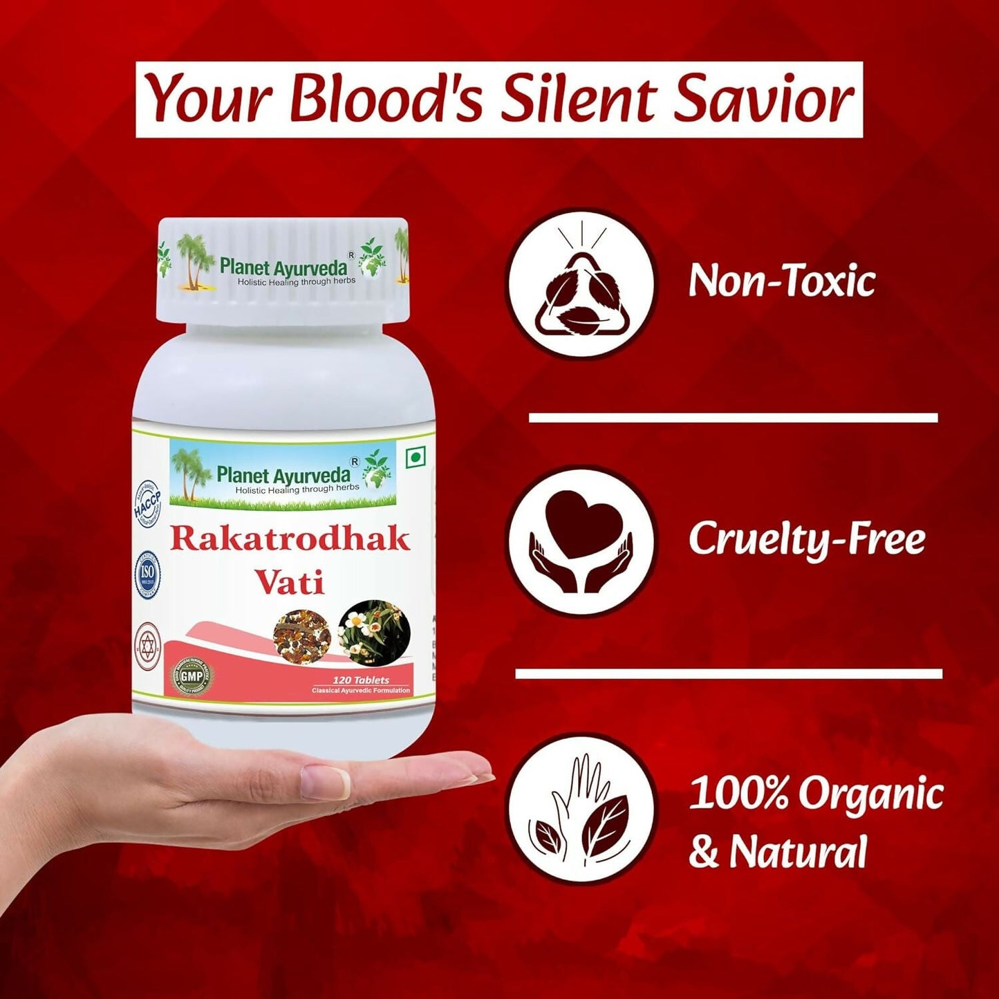 Planet Ayurveda Rakatrodhak Vati | Swadesiicart