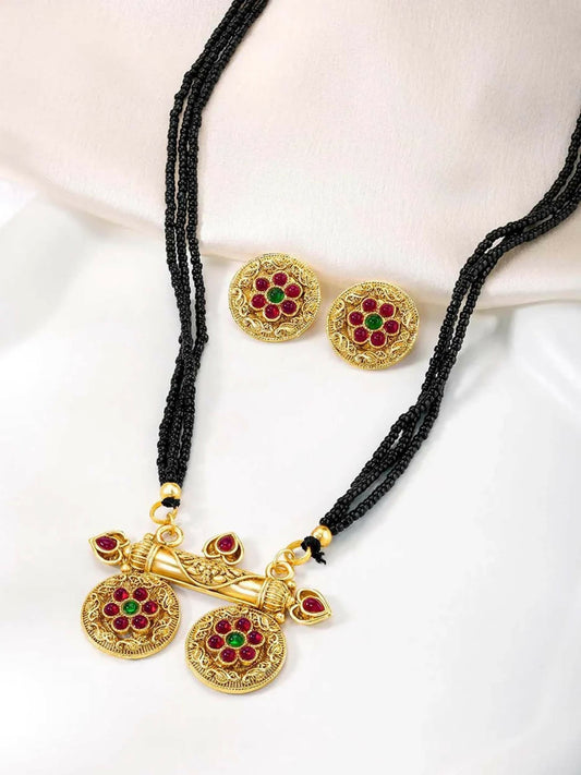 Joban Fashion Mangalsutra With Earrings For Women | Swadesiicart