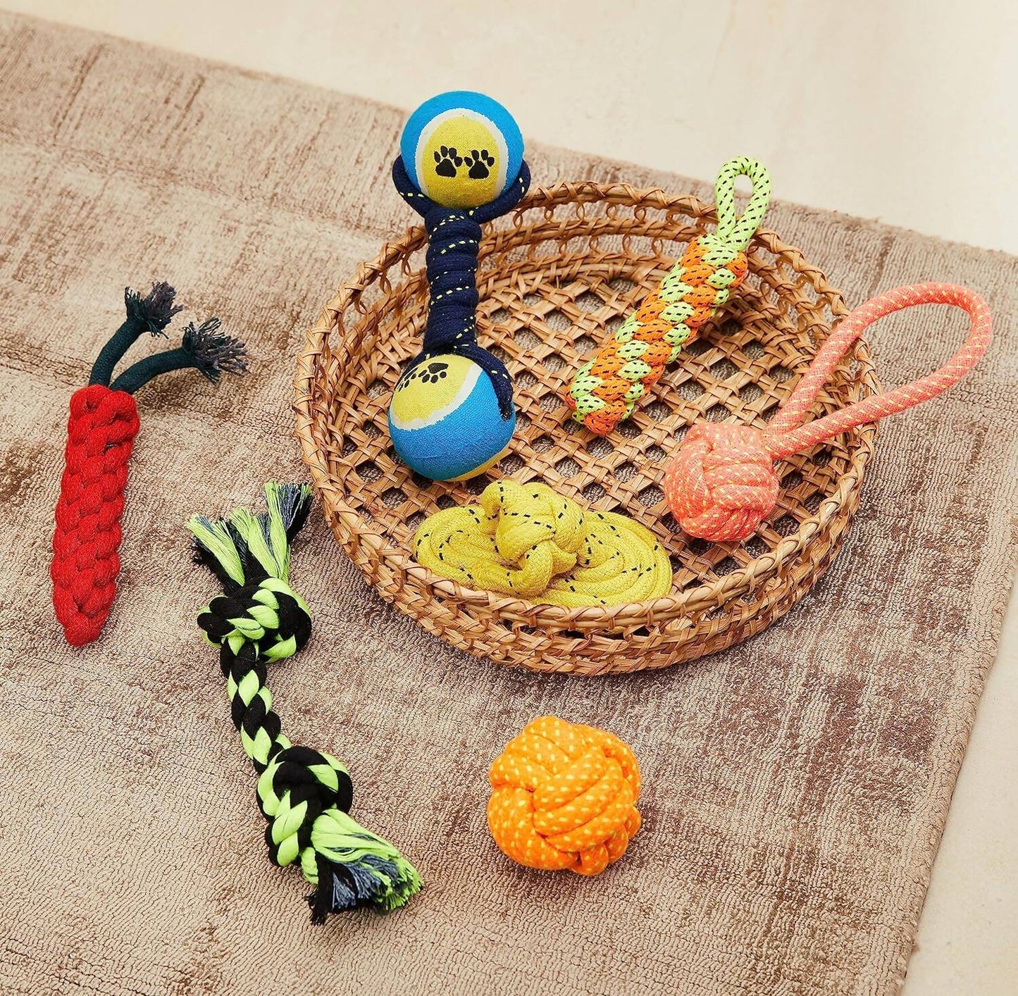 Durable Rope Chewing Dog Toys Combo - Swadesiicart