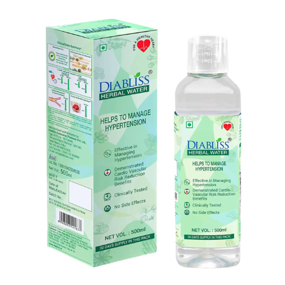 Diabliss Herbal Water For Hypertension Management - Altcheeni