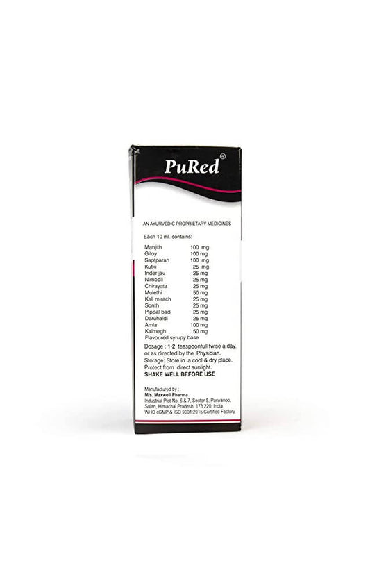 Ethix Pu Red Blood Purifier Syrup | Swadesiicart
