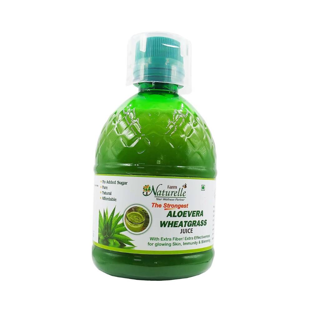 Farm Naturelle Aloe Vera Wheat Grass Juice