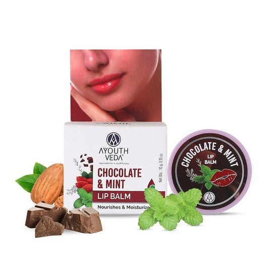 Ayouthveda Chocolate & Mint Lip Balm - Ayouthveda