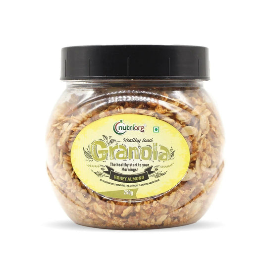 Nutriorg Crunchy Granola Honey & Almond Flavor - Altcheeni