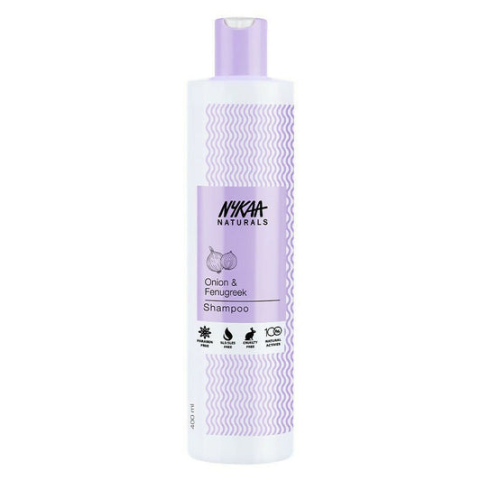 Nykaa Naturals Anti-Hair Fall Shampoo With Onion, Fenugreek - Swadesiicart