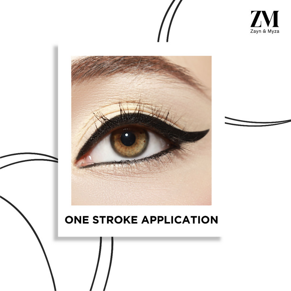 Zayn & Myza Blink It Black & Bold Liquid Eyeliner - Swadesiicart