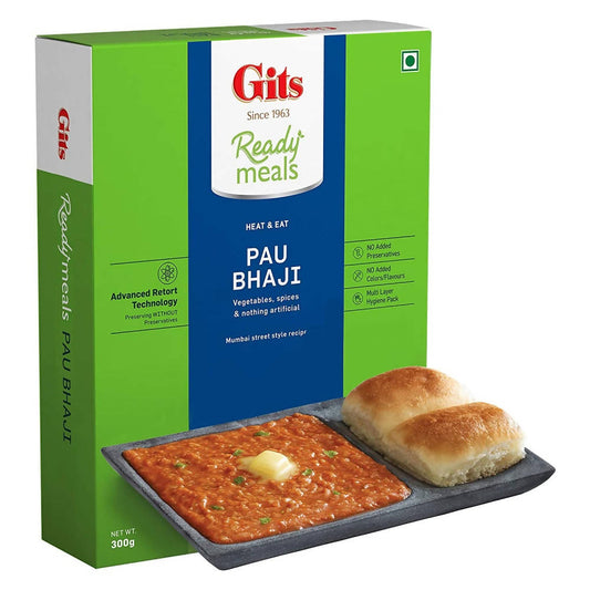 Gits Ready Meals Heat & Eat Pau Bhaji - Swadesiicart