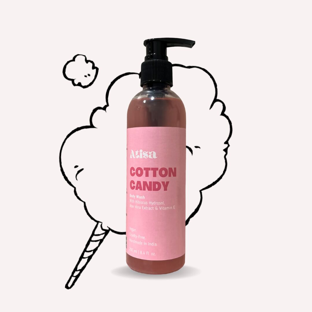 Atisa Cotton Candy Body Wash | Swadesiicart