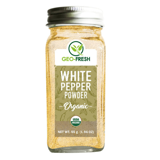 Geo-Fresh Organic White Pepper Powder
