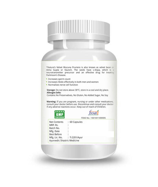 Nature's Velvet Mucuna Pruriens Capsules