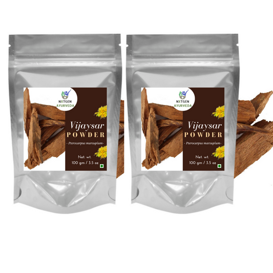 Nxtgen Ayurveda Vijaysar Powder - Oilcure Health & Beauty