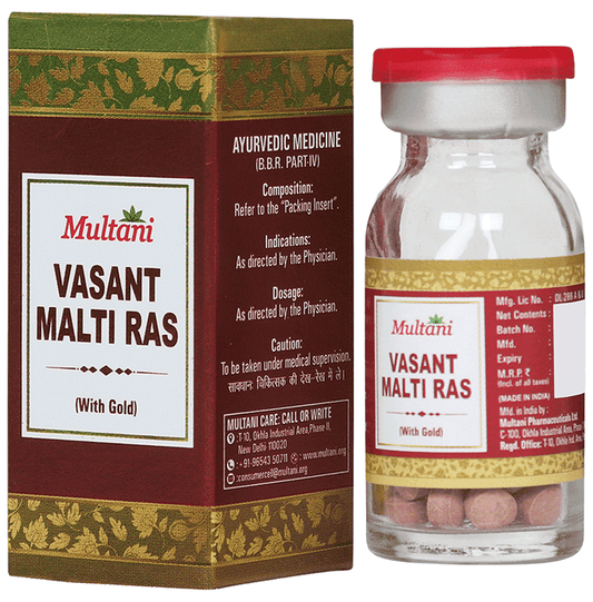 Multani Vasant Malati Ras with Gold Tablet | Swadesiicart