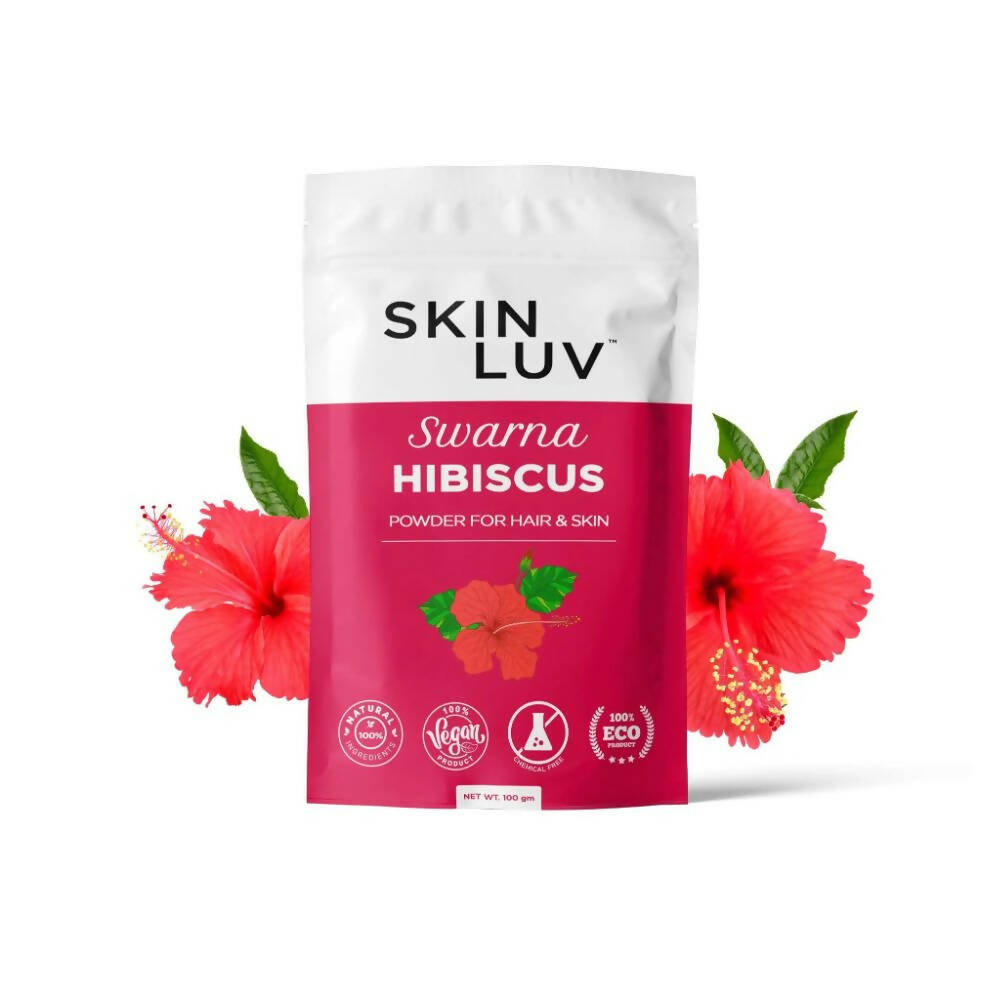 SkinLuv Swarna Hibiscus Powder For Skin & Hair - Swadesiicart