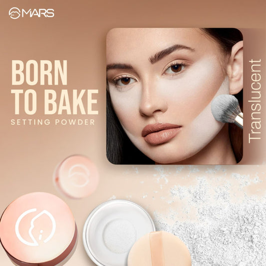 MARS Cosmetics Born To Bake Setting Loose Powder - Translucent - Swadesiicart