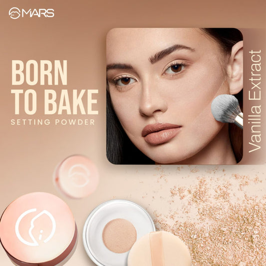 MARS Cosmetics Born To Bake Setting Loose Powder - Vanilla Extract - Swadesiicart
