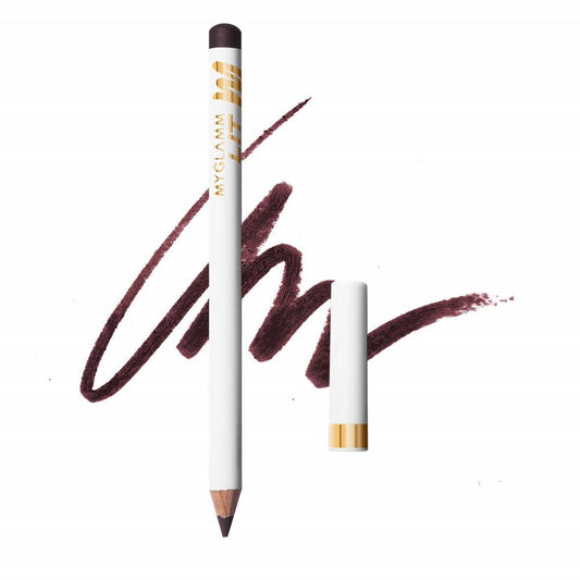 MYGLAMM LIT Matte Eyeliner Pencil - Savage (1.12 Gm) - Swadesiicart