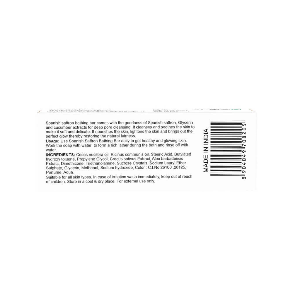 Nature's Essence Spanish Saffron Bathing Bar - Swadesiicart